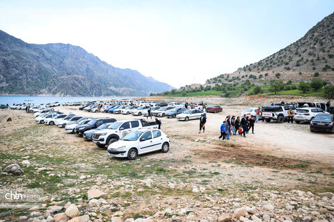 حال و هوای گردشگران نوروزی در اسکله رکعت دزپارت