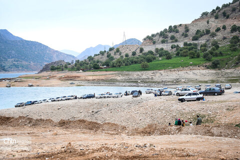 حال و هوای گردشگران نوروزی در اسکله رکعت دزپارت