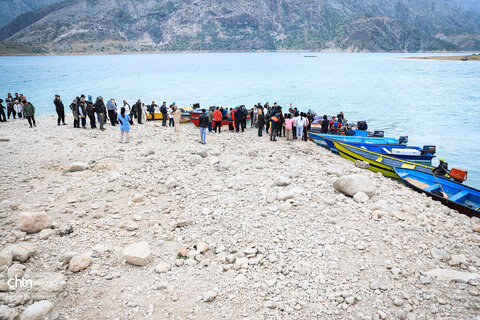 حال و هوای گردشگران نوروزی در اسکله رکعت دزپارت