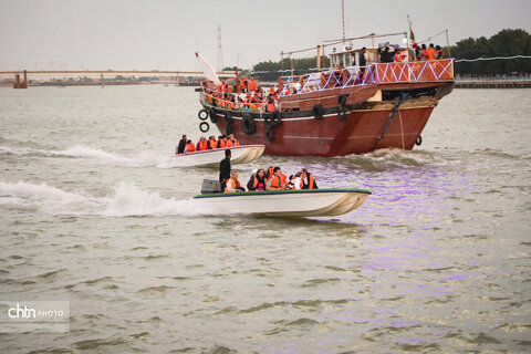 گردشگری آبی خرمشهر در ساحل خلیج همیشگی فارس