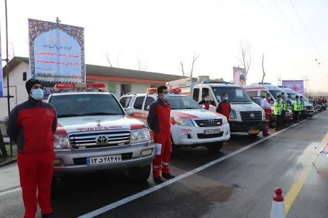 ۱۰۴ آمبولانس به ناوگان هلال‌احمر اضافه شد / امدادرسانی شبانه‌روزی به مسافران نوروزی