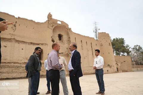 بازدید میدانی معاون میراث فرهنگی و معاون گردشگری استان یزد از روستای فهرج