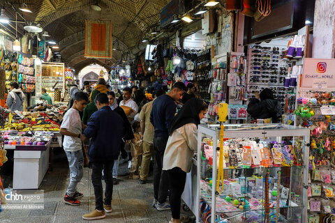 بازار اصفهان در ایام نوروز