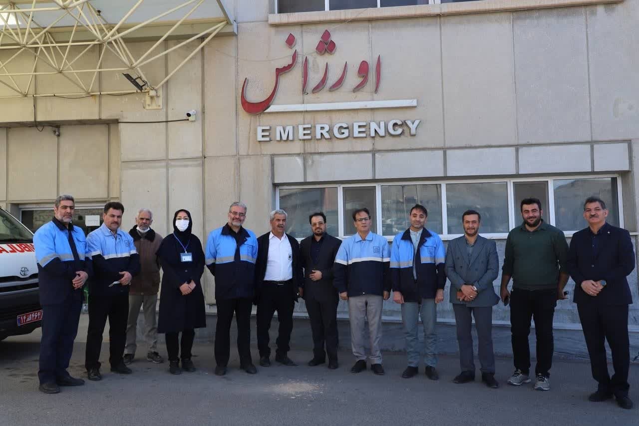 بازدید دبیر ستاد اجرایی خدمات سفر استان از بیمارستان موسوی زنجان