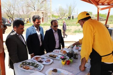 سومین جشنواره طبخ ماهی در ماهنشان برگزار شد