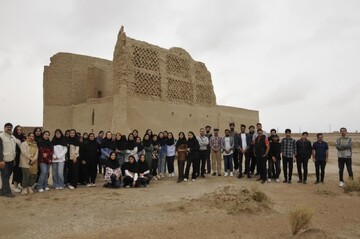 تور یک روزه دانشجویان هنر در محوطه‌های تاریخی سیستان برگزار شد