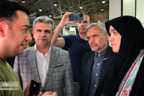 بازدید معاون صنایع‌دستی کشور از پاوین مازندران در نمایشگاه اکسپو تهران