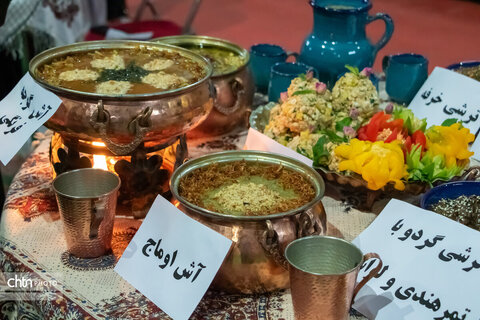 اولین جشنواره غذاهای سنتی شهرستان همدان