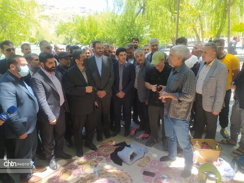 وزیر میراث‌فرهنگی، گردشگری و صنایع‌دستی از پل زمان‌خان بازدید کرد