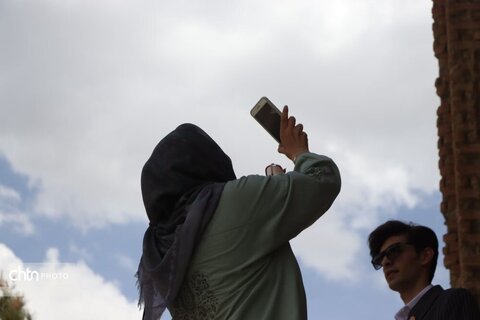 بازدید خبرنگاران و فعالان فضای مجازی  به مناسبت هفته مراغه از آثار تاریخی مراغه
