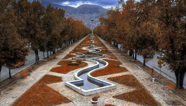 بلوار طاقبستان شاهرگ گردشگری شهری کرمانشاه