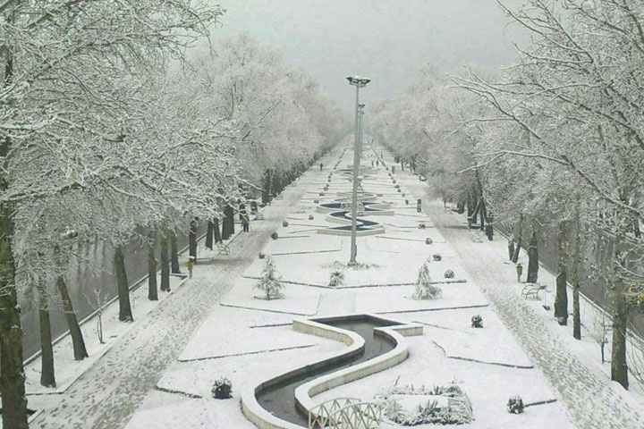 بلوار طاقبستان شاهرگ گردشگری شهری کرمانشاه