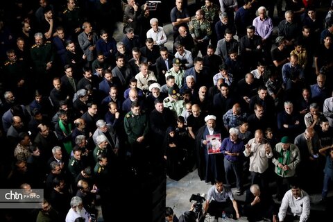 حسینیه ایران غرق در عزای سید الشهدای خدمت