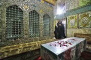 تشیع و تدفین پیکر مطهر شهید قدیمی در زادگاه خود روستای درسجین