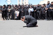 مراسم تشییع پیکر مطهر شهید بهروز قدیمی در زنجان