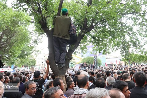 مراسم با شکوه  تشییع و بدرقه شهید جمهور«رئیس‌جمهور فقید» در مشهد الرضا( علیه السلام)