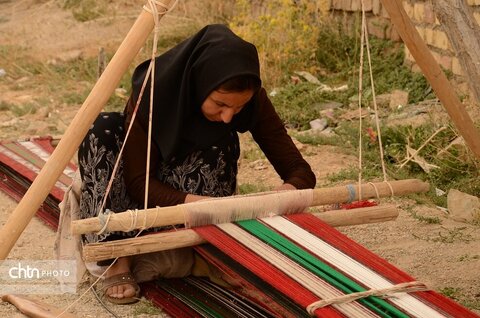 طرح نقوش کهن و اساطیری روی «جاجیم» لرستان/ هنری که خواهان دارد