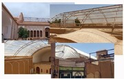 اجرای سقف سازه‌ای روی خانه تاریخی نواب وکیل یزد تخلف است