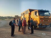 حضور گردشگران اروپایی در روستای اصفهک