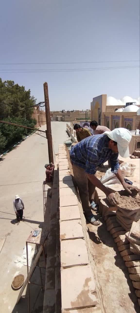 پایان اردوی جهادی مرمت مجموعه تاریخی سرحوض عزآباد