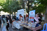 افتتاح بازارچه غذاهای سنتی و صنایع دستی در بجنورد