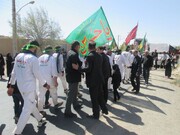 مراسم بدرقه کاروان پیاده مشهد – کربلا برگزار می‌شود