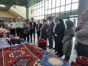 افتتاح نمایشگاه صنایع‌دستی در اولین روز هفته صنایع‌دستی در خدابنده