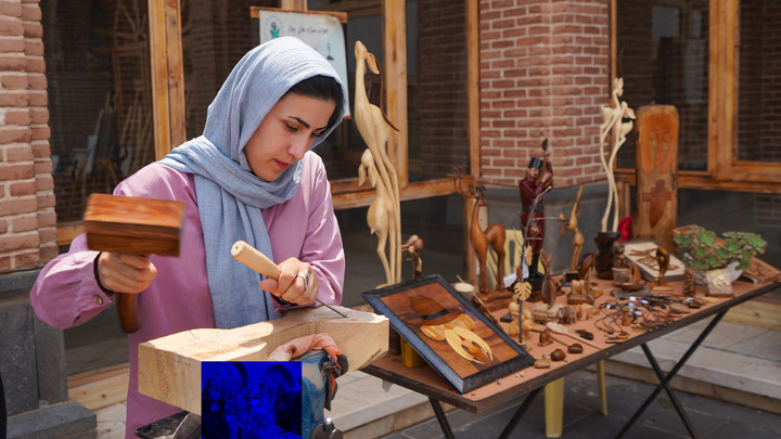 نمایشگاه صنایع دستی در بقعه شیخ حیدر مشگین شهر