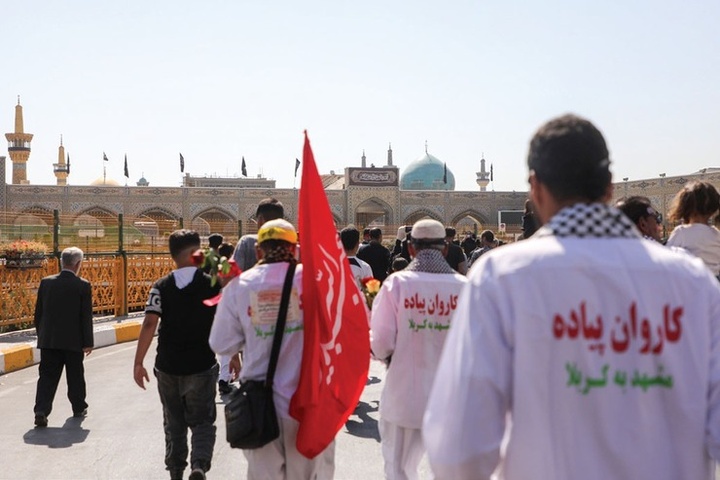 مشهدالرضا آماده استقبال از کاروان پیاده مشهد – کربلا / حجت‌الاسلام پناهیان سخنران مراسم شد