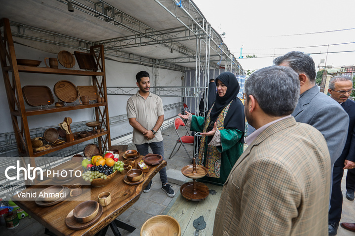 بازدید مریم جلالی از کارگاه های صنایع دستی ورامین