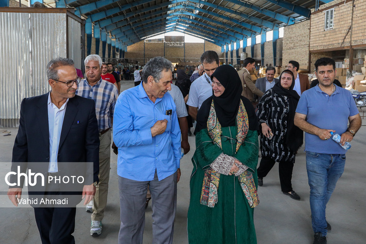 بازدید مریم جلالی از کارگاه های صنایع دستی ورامین