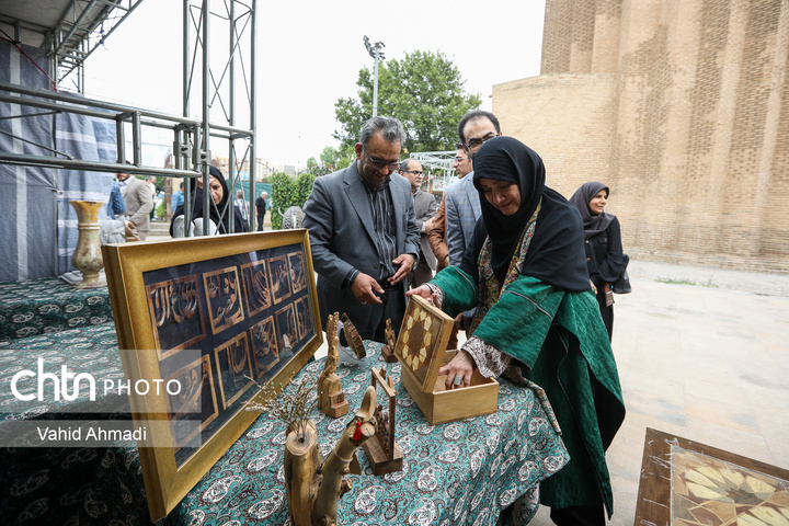 بازدید مریم جلالی از کارگاه های صنایع دستی ورامین