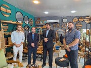 افتتاح یک فروشگاه صنایع‌دستی در بندر انزلی