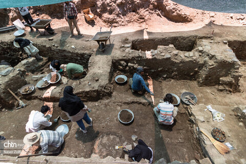 کاوش باستان‌شناسی در خیابان باباطاهر همدان