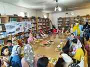 برگزاری مسابقه نقاشی روی سفال در روستای دستجرد لالجین