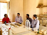 همکاری مشترک فی‌مابین موسسه معماری خاک آروویل هند و پژوهشکده خاک اصفهک