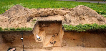 کشف جسد ۶۰۰ ساله در زیر یک پارک در لیتوانی