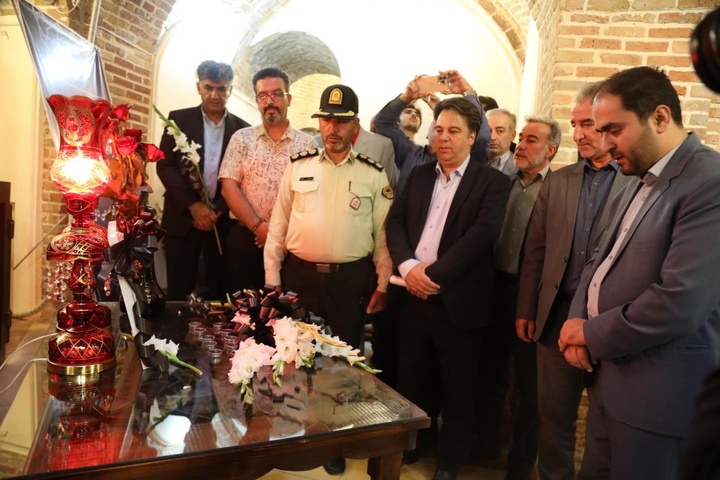 افتتاح حمام قلعه همدان