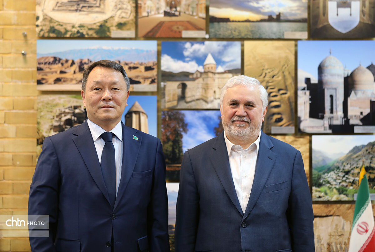 دیدار سفیر قزاقستان در تهران با قائم‌مقام وزیر و معاون میراث‌فرهنگی ایران
