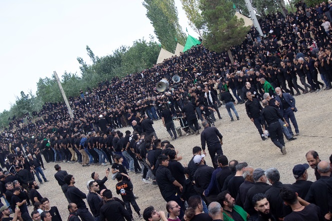 آیین سینهزنی کمر به کمر، نماد اصالت و هویت مذهبی اهالی روستای قلعهنو خرقان