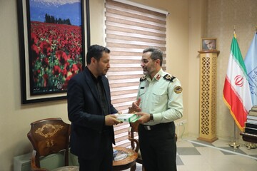 دیدار فرمانده انتظامی استان اردبیل با مدیرکل میراث‌فرهنگی