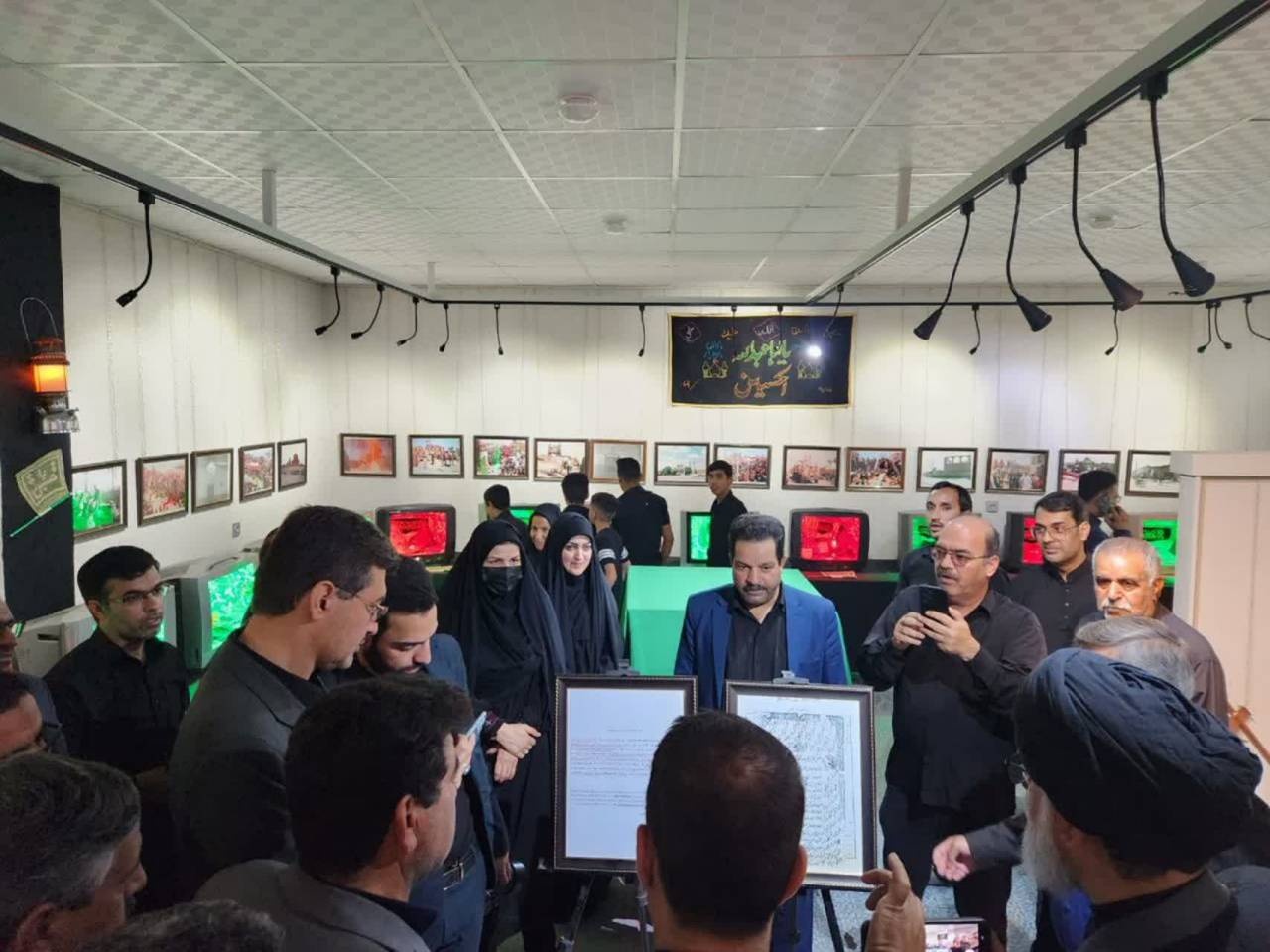 افتتاحیه نمایشگاه محرم و سنتها در موزه فرهنگ و هنر شهرستان بافق