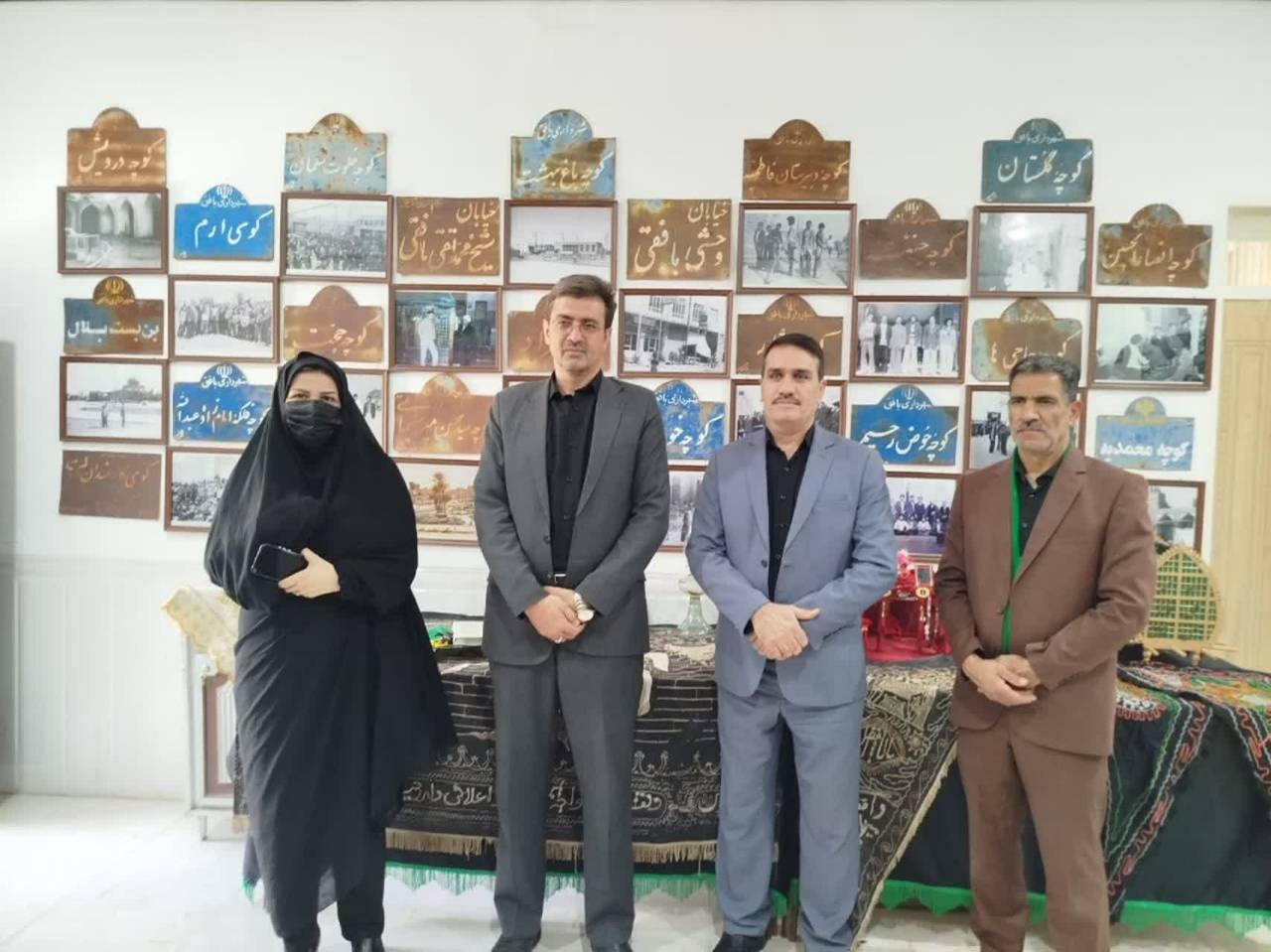 افتتاحیه نمایشگاه محرم و سنتها در موزه فرهنگ و هنر شهرستان بافق