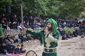 برگزاری مراسم تعزیه‌خوانی در روستای هدف گردشگری اسفیدان