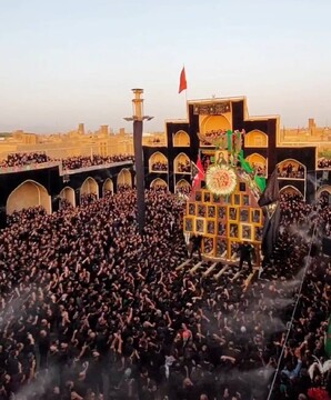 برگزاری آیین سنتی «نخل‌برداری» عصر عاشورا در استان یزد