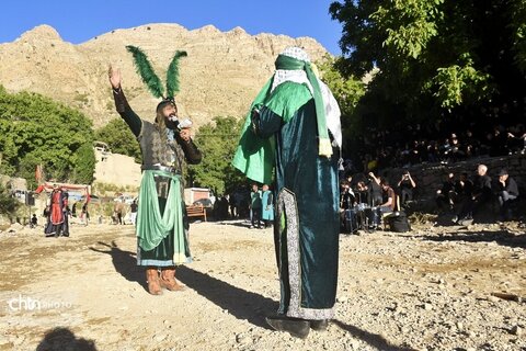 برگزاری مراسم تعزیه‌خوانی در روستای هدف گردشگری اسفیدان