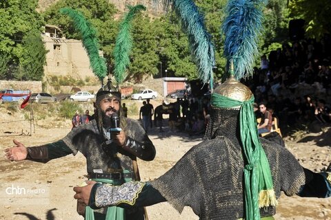 برگزاری مراسم تعزیه‌خوانی در روستای هدف گردشگری اسفیدان