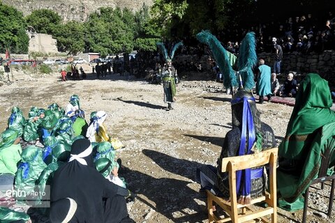 برگزاری مراسم تعزیه‌خوانی در روستای هدف گردشگری اسفیدان