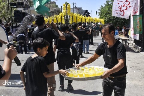 عزاداری پرشور عاشقان حسینی در شهرستان بجنورد خراسان شمالی