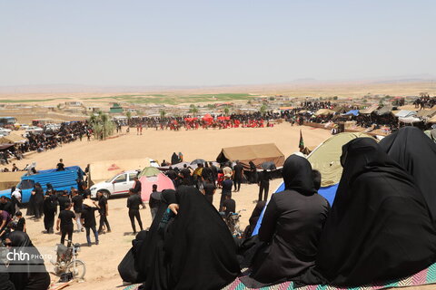 تعزیه عصر عاشورا در روستای رجعین